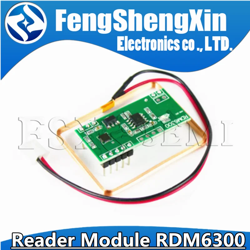 1PCS New UART 125Khz EM4100 RFID Card Key ID Reader Module RDM6300 (RDM630) For Arduino
