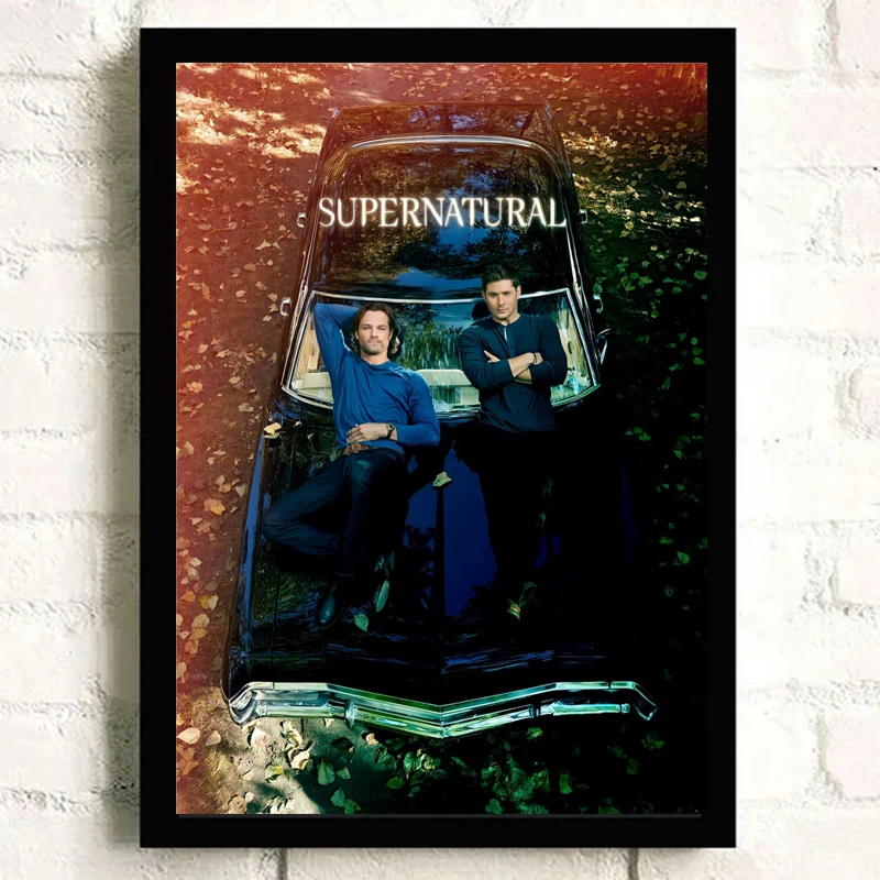 TV Play Series Supernatural Movie Poster and Prints Wall Art Decor Canvas Painting Retro Pictures Living Room Home Decoration