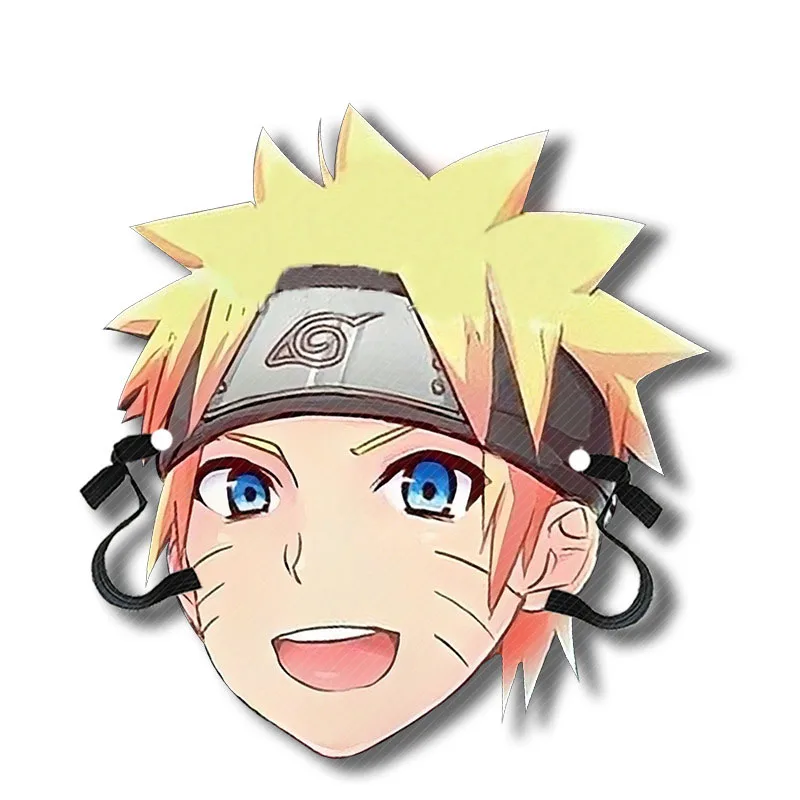 Uzumaki Naruto Series Paper Mask Anime Figure Cosplay Props Halloween Costume Accessories Children Partys Decoration Supplies