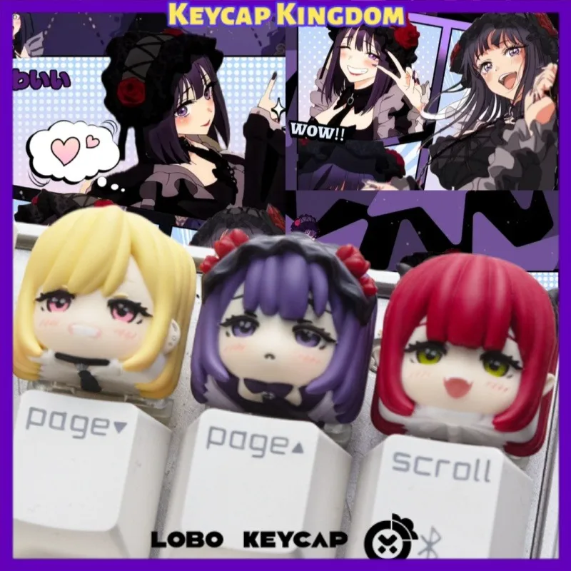 My Dress-Up Kitagawa Marin Anime Keycap Mechanical Keyboard 3D Printed Resin Custom Cute Artisan Keycap PC Game Gift Collection