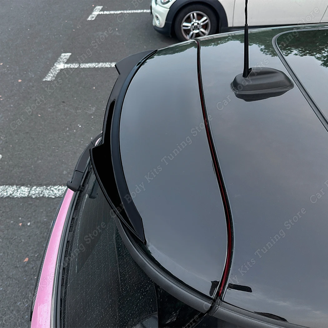 For Mini F55 F56 Cooper One First 3/5 Doors Hatchback 2014-2021 Pre-Lci Rear Spoiler Wing Trunk Roof Boot Lip Splitter Body Kit
