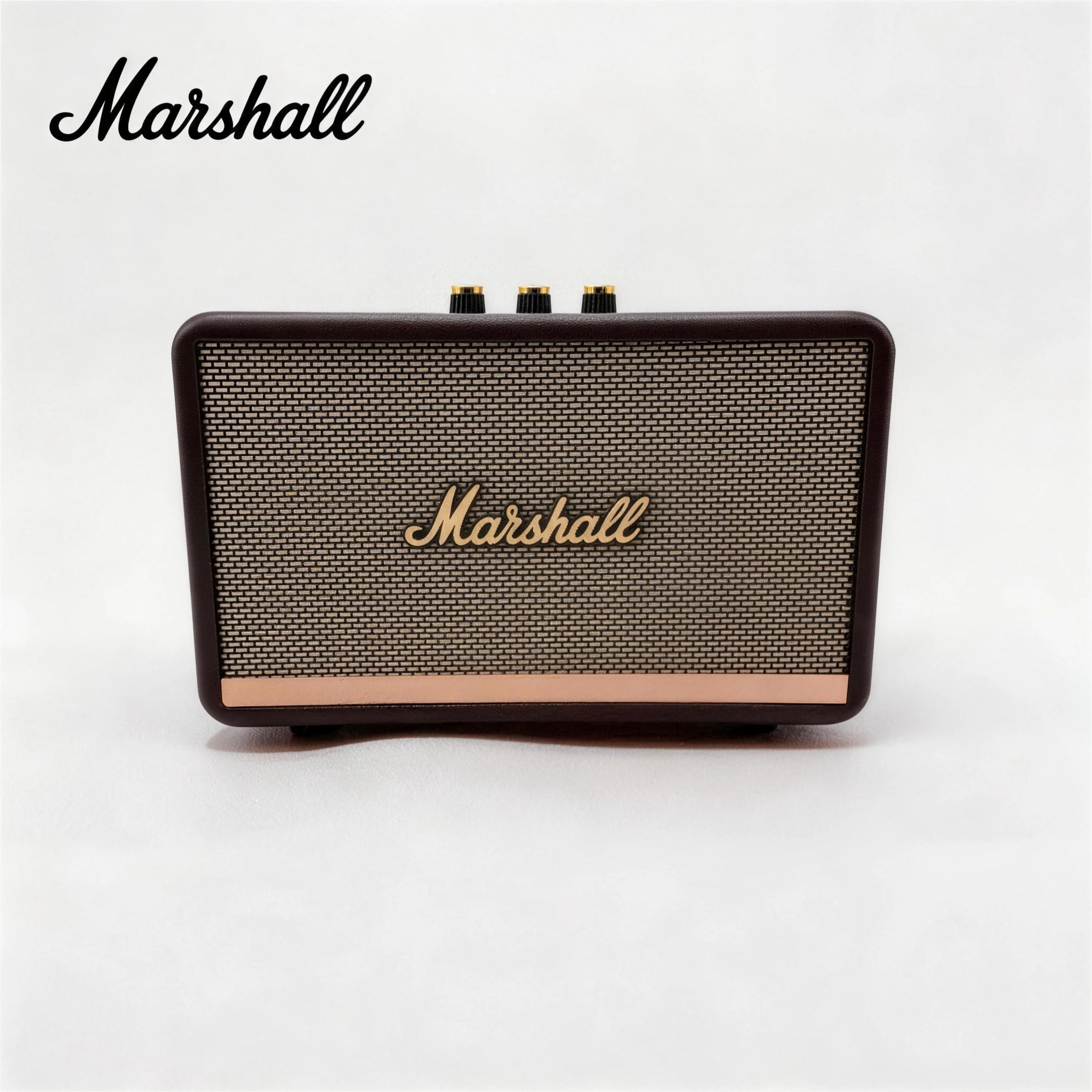 Caixa de Som Bluetooth Estilo Retro Marshall M18, Portátil, Sem Fio, Subwoofer Estéreo, Controle Independente de Agudos e Graves, Para Uso em Casa, Desktop e Ao Ar Livre