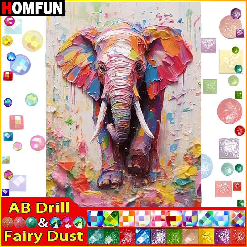 HOMFUN Fairy Dust AB Full diamond Painting 