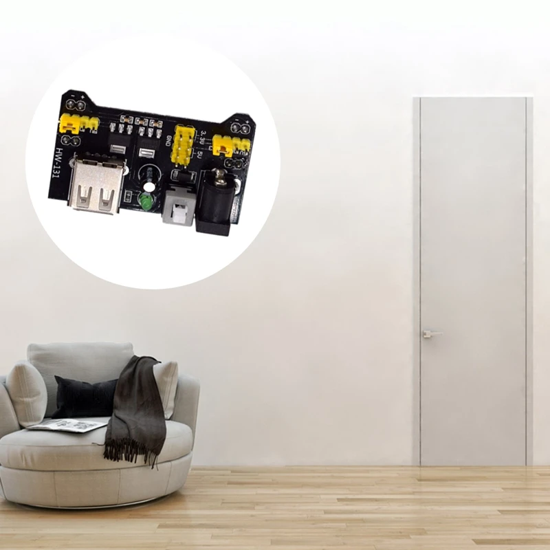 AU67-4Pcs HW-131 Breadboard Power Module Breadboard Special Power Module Compatible With 5 3.3V For Breadboards