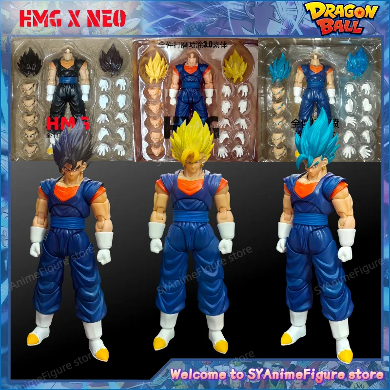 

В наличии НОВИНКА HMG×Neo Dragon Ball Super Saiyan Vegetto SHF, масштаб 1/12, версия 3.0 с полной окраской, коллекционная фигурка, подарок.