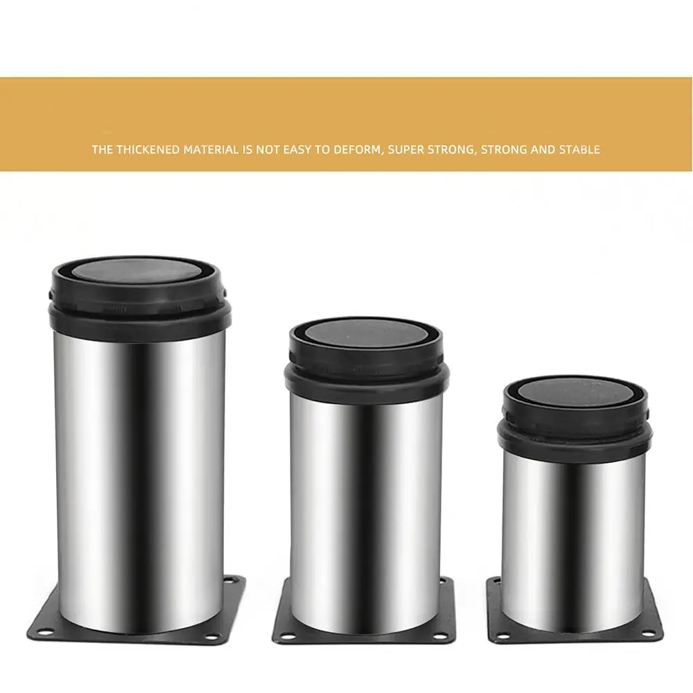 Universal Stainless Steel Furniture Leg Adjustable Load Bearing Cabinet Feet Enhance Stability Chair Stand
