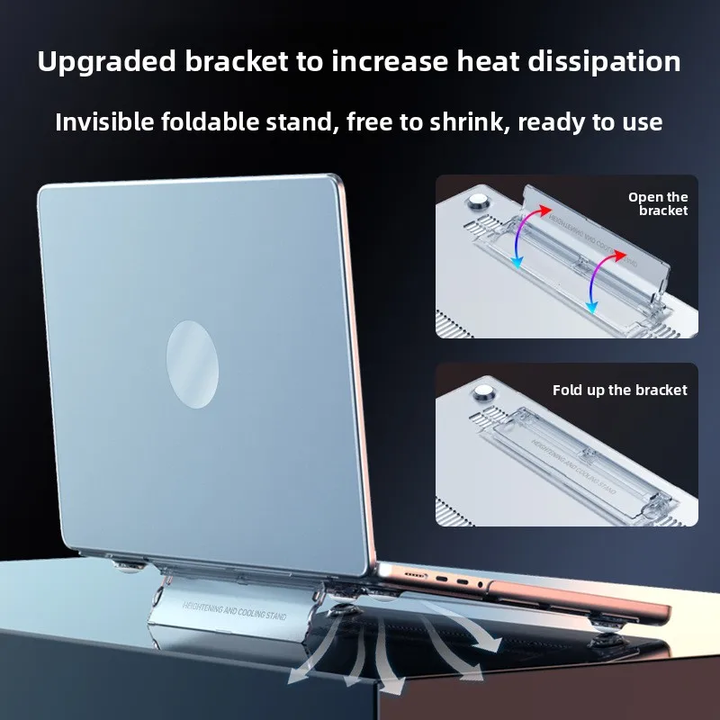 Suitable for Macbookair13 Protective Shell Mac Computer Case Suitable for Apple Notebook Pro14/16 Shell Air15