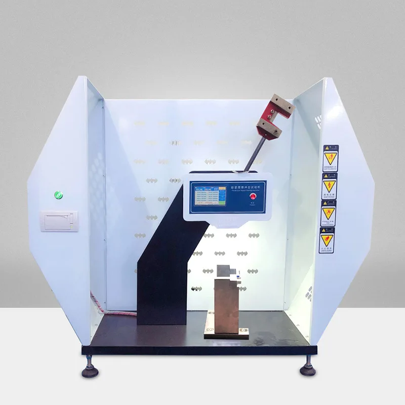 Simple Supported Beam Impact Testing Machine, Touch Screen Pendulum Impact Tester, Plastic Rubber Impact Strength Tester