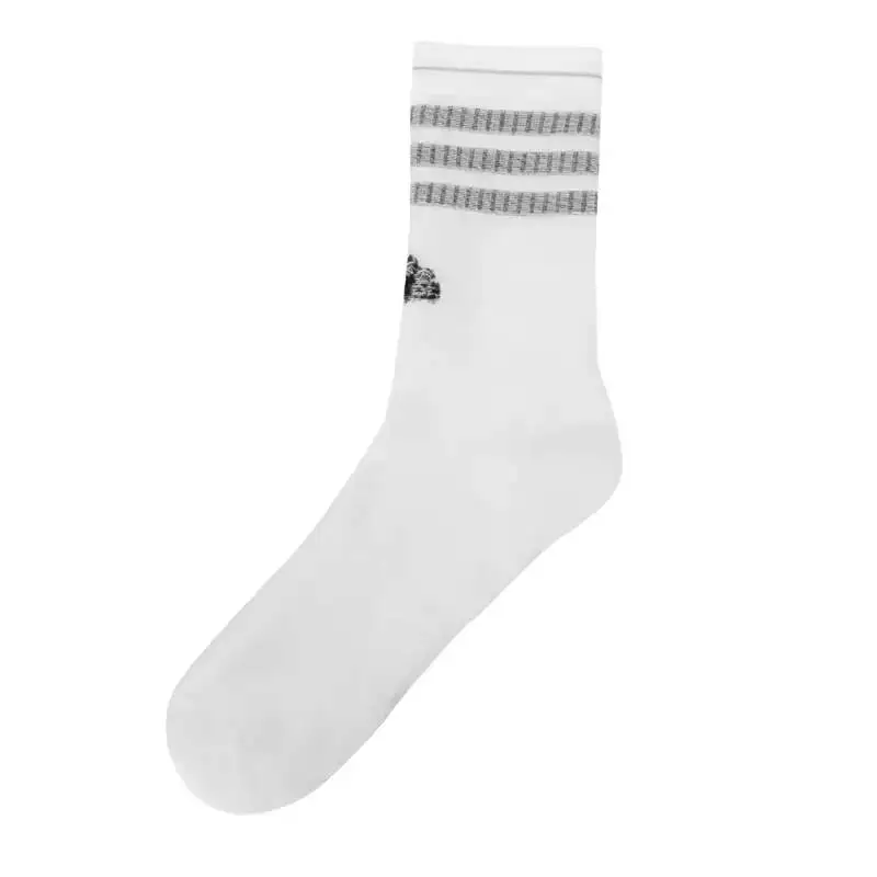 Popular Adidas sports socks for men and women, three pairs for each season, breathable and comfortable mid-calf socks HT3458