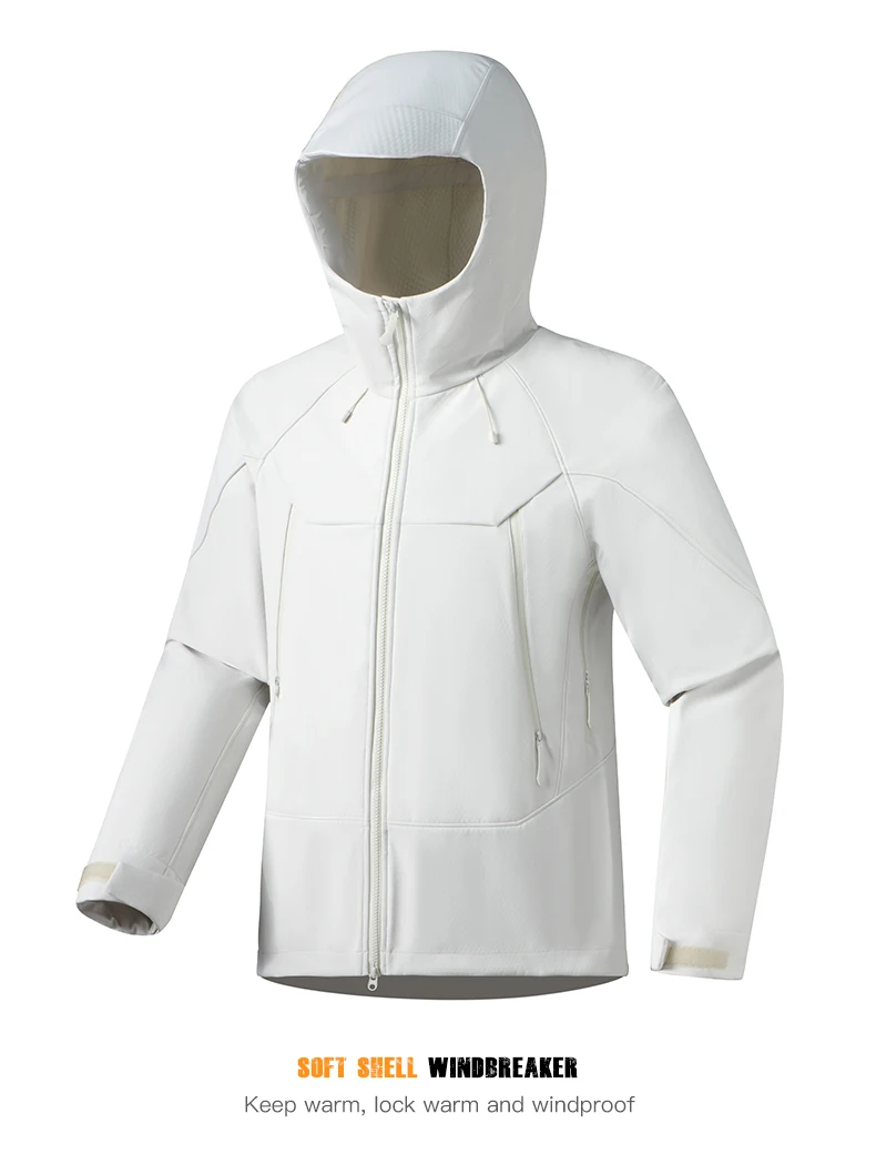 LNGXO Men Women Waterproof Soft Shell Jacket Windproof Warm Fleece Rain Coat Unisex Hiking Climbing Trekking Outdoor Windbreaker 30 Sd7339a2acfb24478a548853a61378291a