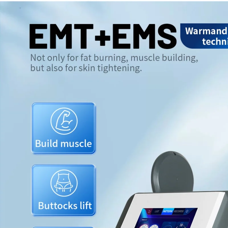 

Высокоэффективный аппарат для коррекции фигуры EMS, тренировки мышц и контурирования тела, косметическое оборудование