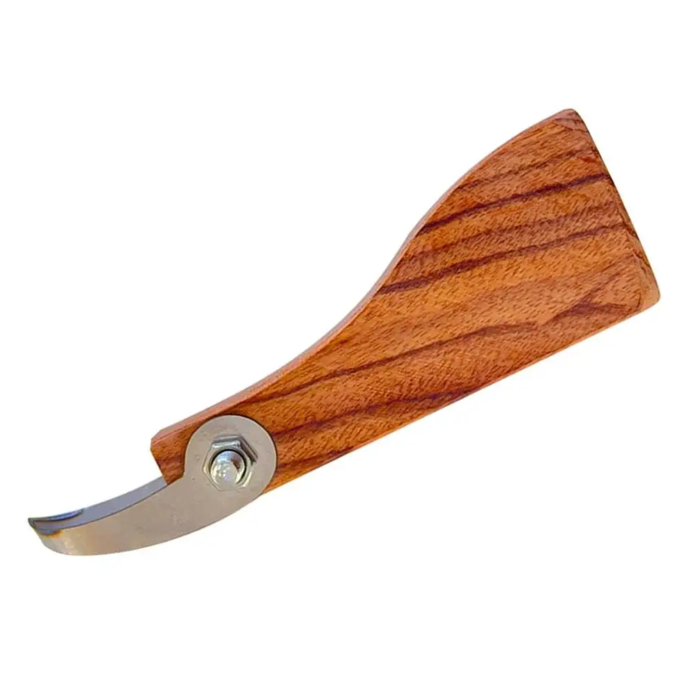 

Pottery Tools Single Head Loop Knife Comfortable Wood Handle V Shape Carving Clay Scraper Ceramic Sculpting Supplies Mud