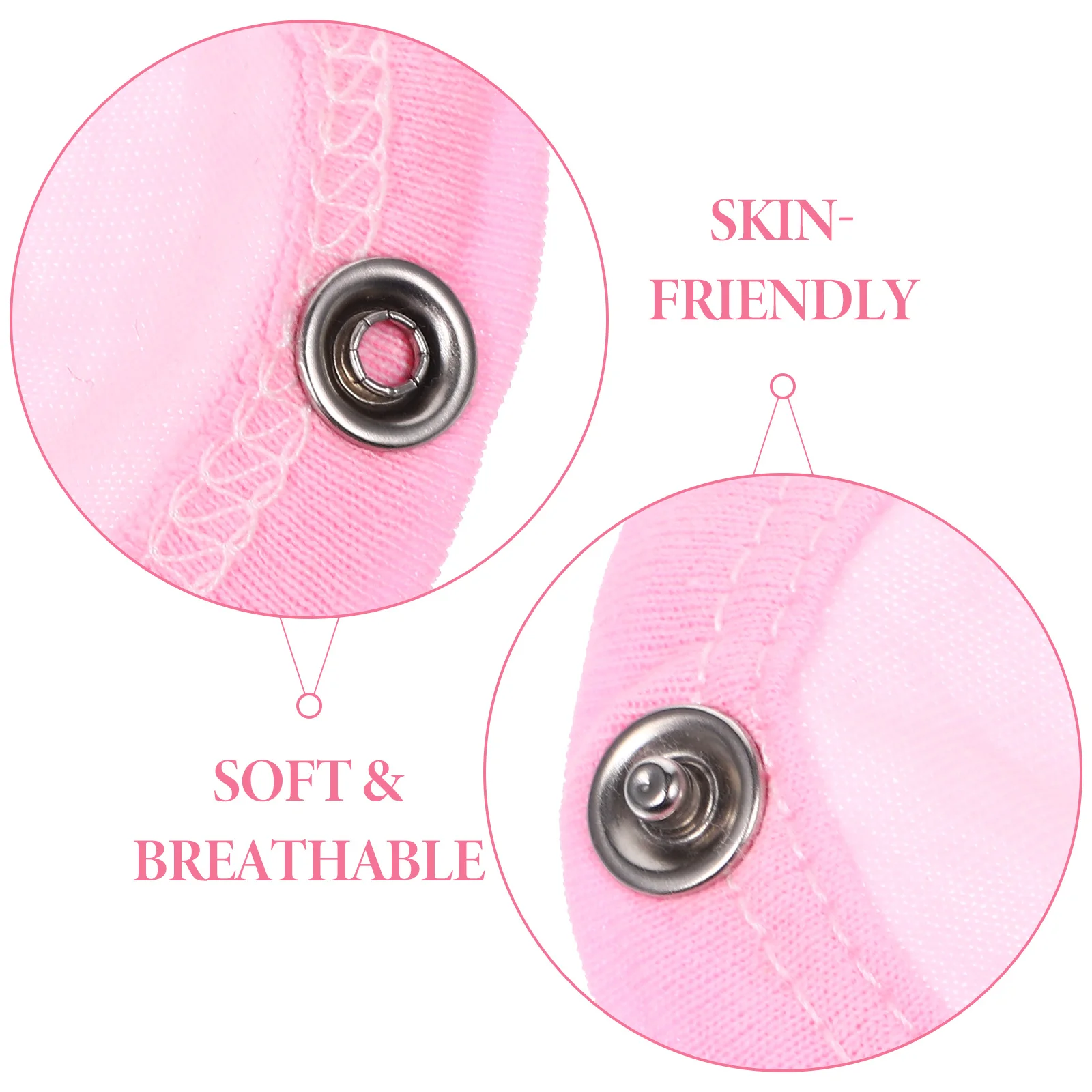 

5Pcs Cotton Baby Bodysuit Extender Snap Jumpsuits Extender Breathable Soft Lightweight Infant Use Bodysuit Extenders Snap