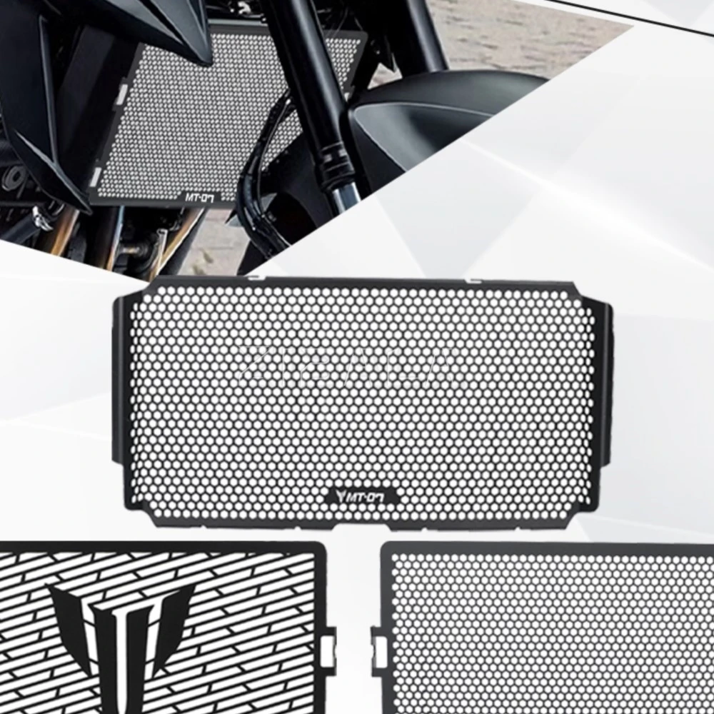 لياماها MT-07 MT07 Y-AMT 2025 2026 2027 MT 07 شبكة المبرد معدات الحماية غطاء الشوايات دراجة نارية حماية الملحقات #1