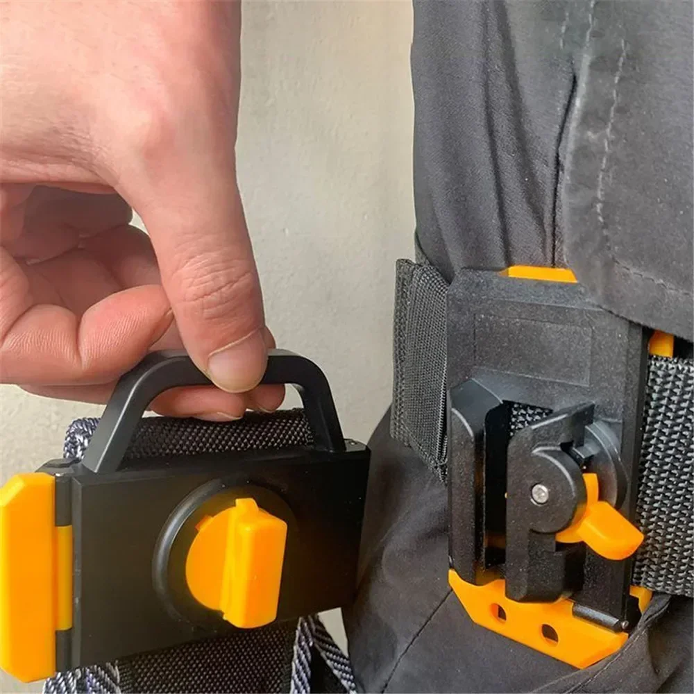 Imagem -04 - Waist Bolsa For Eletricista Carpenter Tool Waist Bolsa Tool Organizer Quick Hanger Acessórios Modificados Parte Mochila Novo 2024