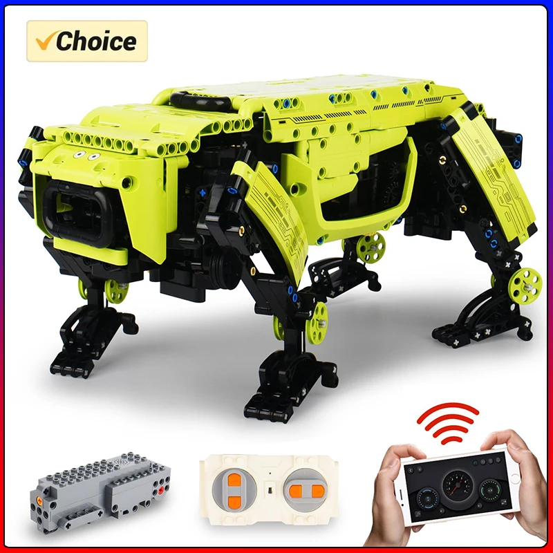 

Mould King 15077 Technical Robot Toys The RC Motorized Boston Dynamics Big Dog Model Building Blocks Bricks Toys for Kid Gifts