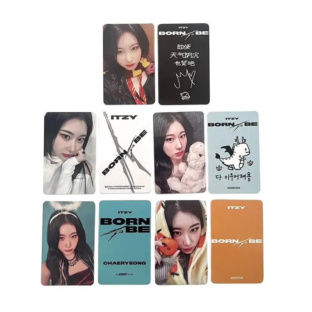 5Pcs/Set Kpop Idol Girl ITZY New Album BORN TO BE Photocards HD Printd Lomo Cards Yeji Ryujin Chaeryeong Yuna Fans Series Gifts