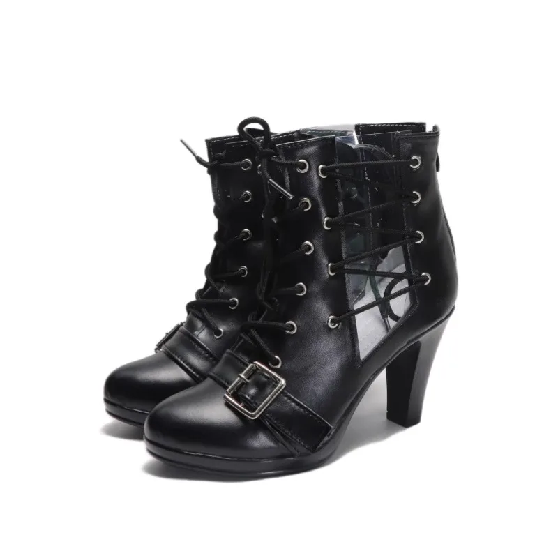 Arknights Vulpisfoglia コスプレゲームアニメ Vulpisfoglia 女性男性靴 Cospaly ブーツパーティーハロウィンプレイ役割小道具