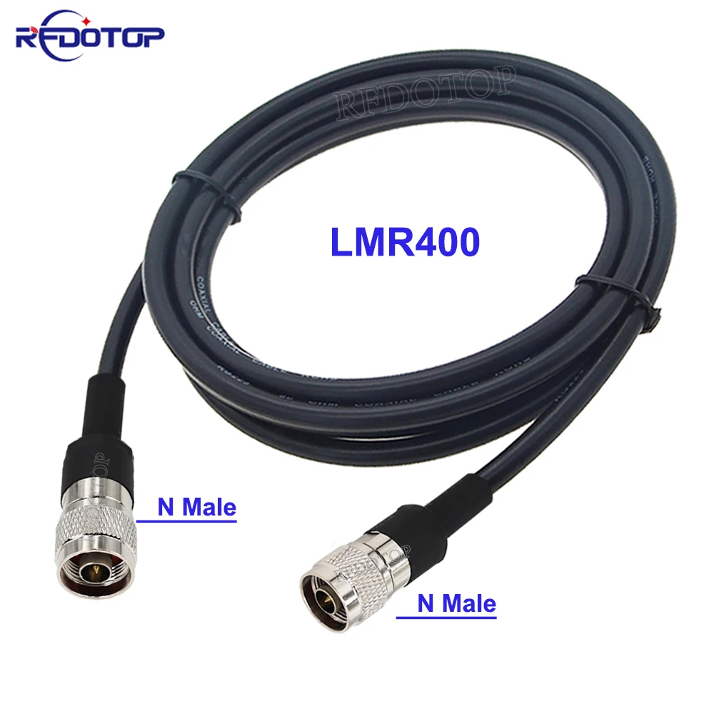 

N Male to N Male 50-7 LMR400 Jumper Pigtail Radio WIFI Extension Cable for 4G LTE Cellular Amplifier Cell Phone Signal Booster