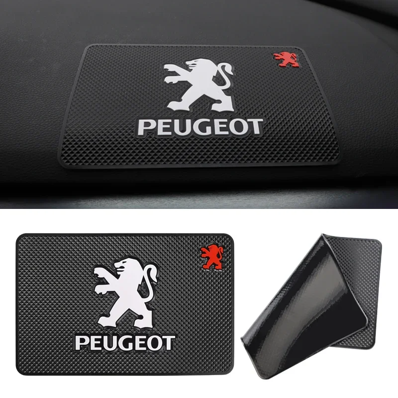 

1Pcs Car Non-Slip Mat Interior Dashboard Phone PVC Anti-Slip Sticky Gel Pador For Peugeot 206 307 308 3008 207 208 407 508 2008