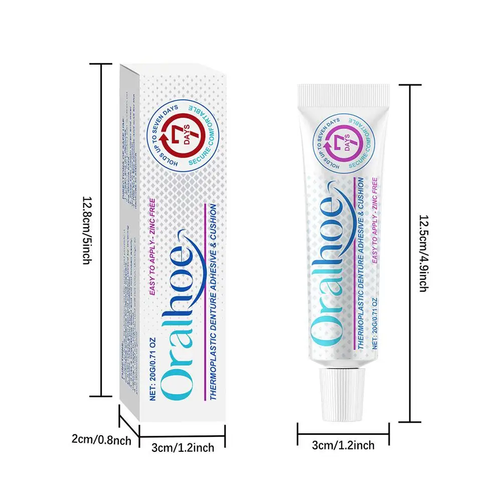 Thermoplastic Denture Adhesive Seamless Fit Comfortable Portable Oral Health Care Denture Solid Glue Tooth Beauty Denture Care view 3