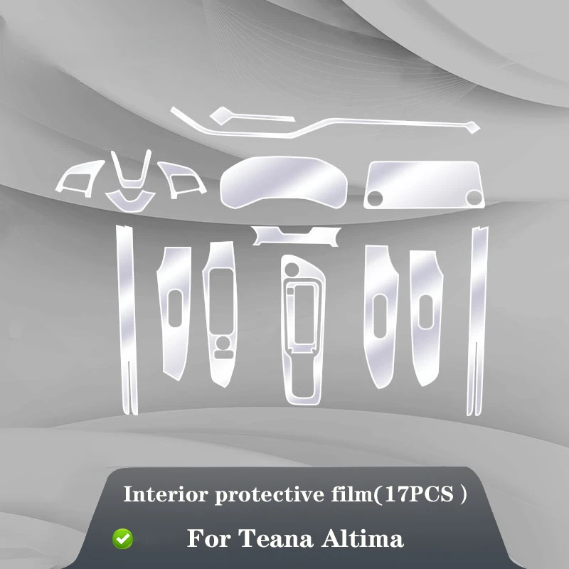 For Nissan Teana Altima 2019-2022Car Interior Center console Transparent TPU Protective film Anti-scratc Repair film Accessories