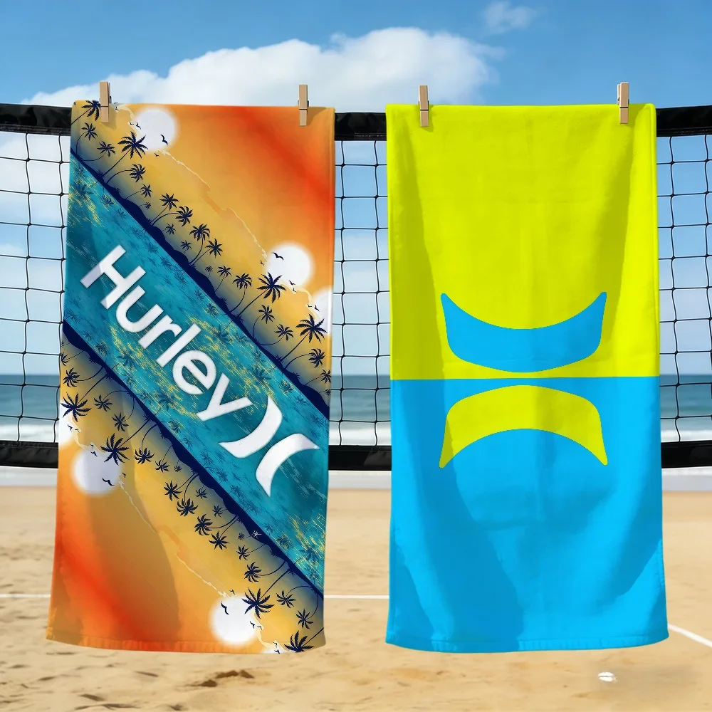 fashion cool art vintage h-hurley Towel soft Beach Towels Trip swim Pool bathing Towel Gym Spa home Decor Gift Holiday
