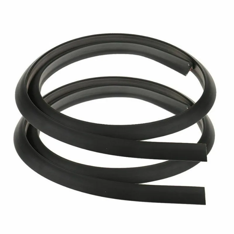 2Pcs Car Fender Flares Extension Strips Black Rubber Wheel Eyebrow Decorative Strip Wheel Arch Strip Car Accessories