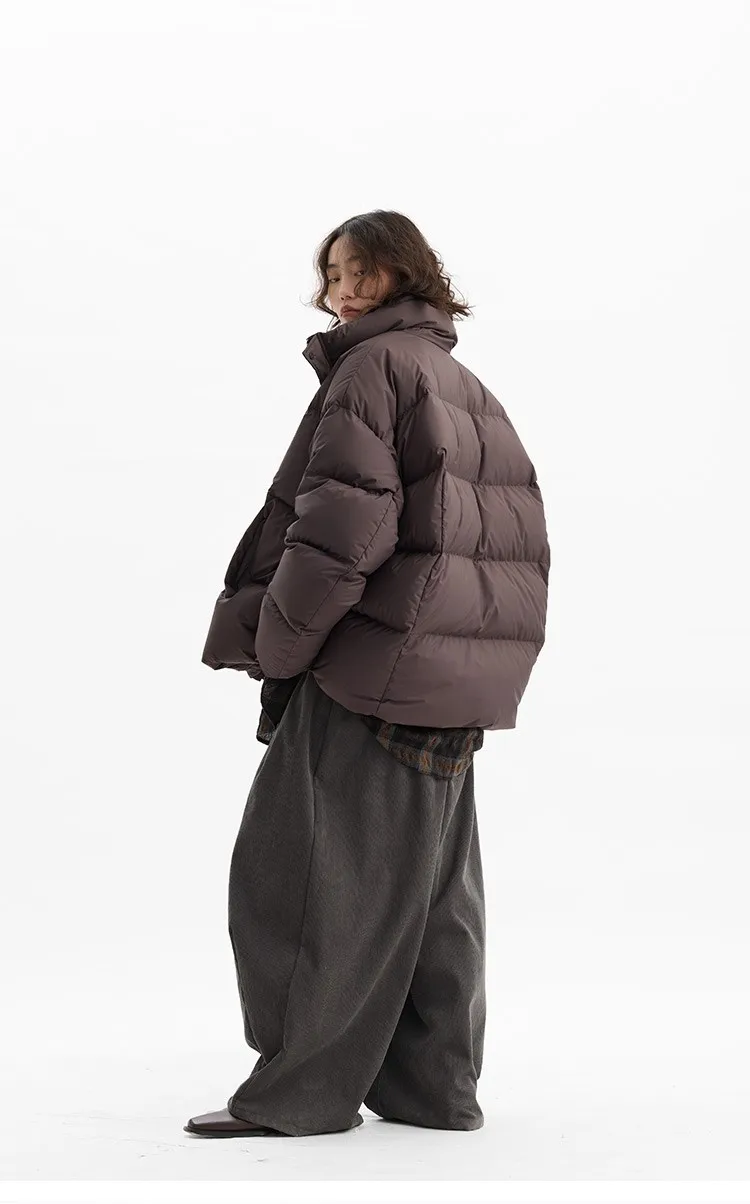 Women's Thickened Cocoon-Shaped Down Jacket, 90% Duck Down, Warm, Loose, Versatile Coat, New Winter 2026 Model
