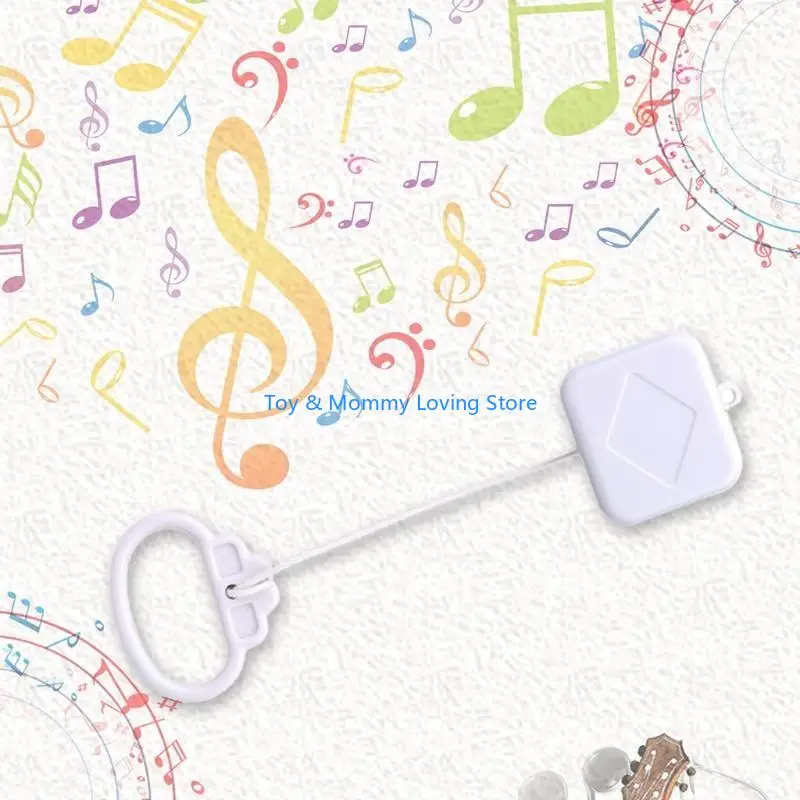 Y1QF ดึงสตริงเครื่องควบคุมเครื่องนอนเตียงเด็กเบลล์ RATTLE BOX MUSIC BOX PULL RING BOX BOX DIY
