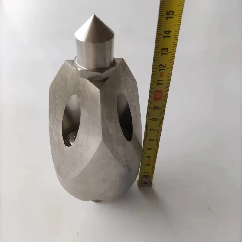Image 7: Buse de déboucheur haute pression à tête céramique en acier inoxydable pour égouts, élimination de boues et graisses, accessoires pour canalisations