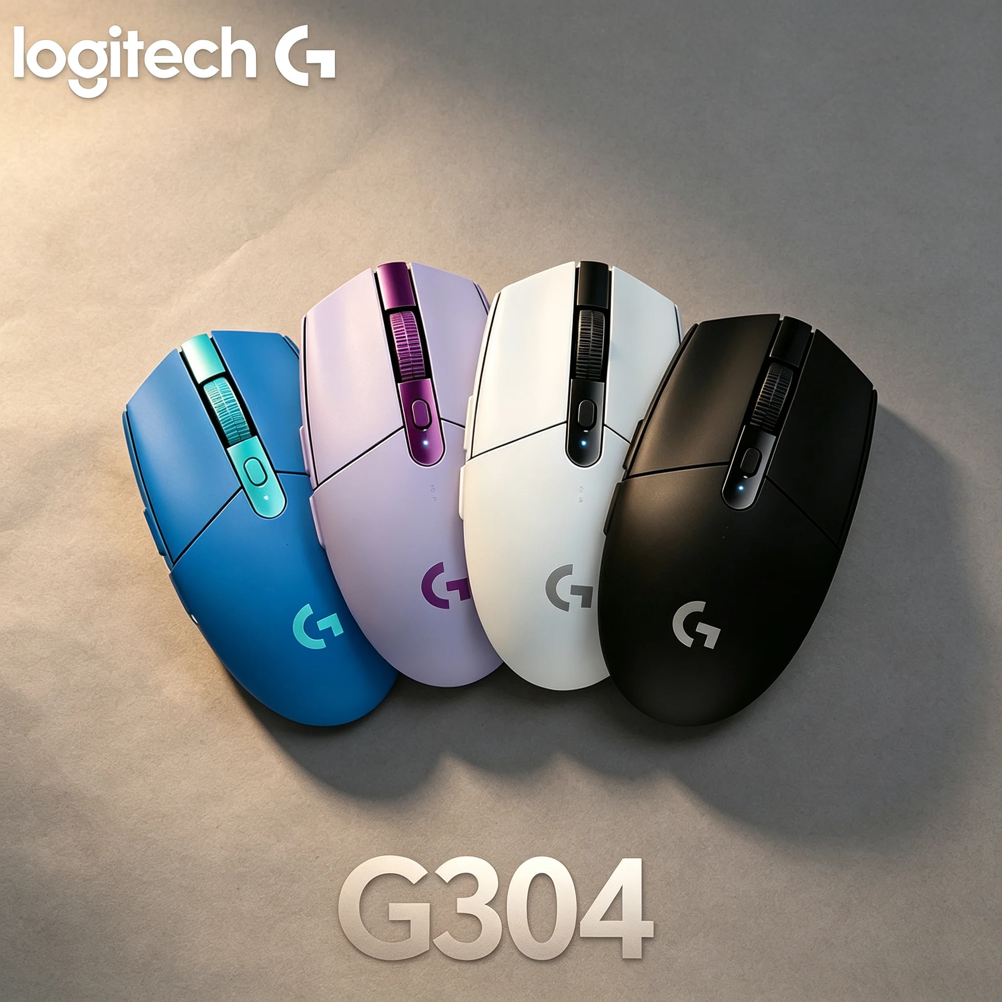 Logitech G304 2.4G Wireless Mouse Easy Storage And Carry For Business Trip Office And Outside Gaming Use