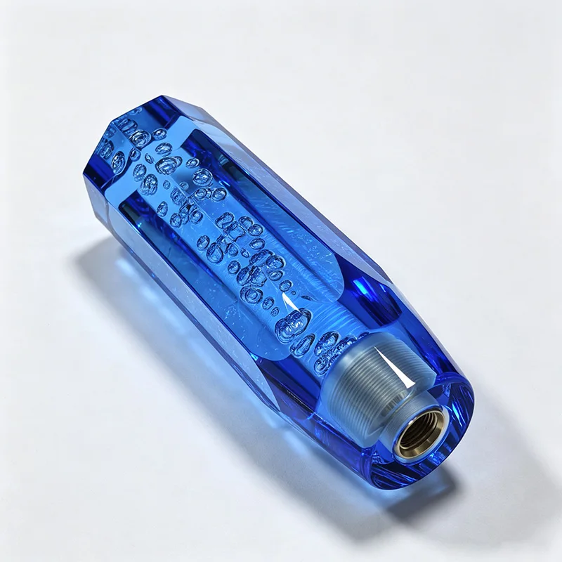 15cm Transparenter Bubble-Acryl-Schaltknauf Universeller Gangschaltknüppel mit M8 M10 M12 Messingadaptern für Manuelle und Automatische Fahrzeuge – Detail 13