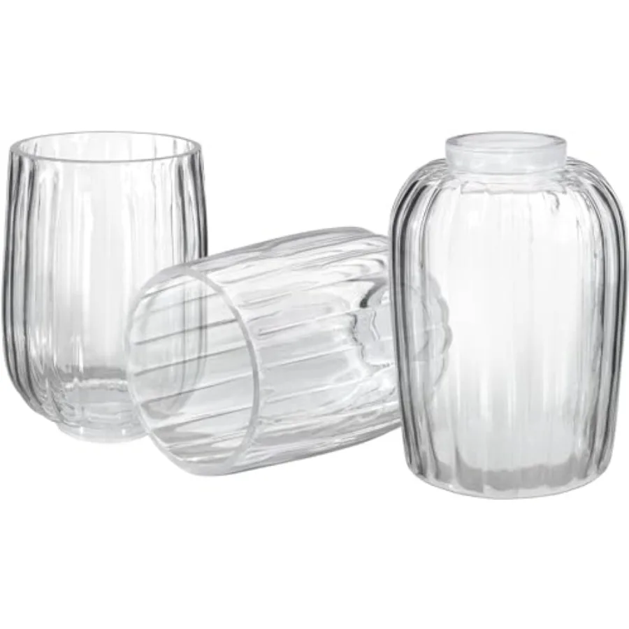 

23523-60-3A Glass Shade for Lighting Fixture Pendant Vanity Wall Light Size: 4-1/8" D x 5-7/8" H Set of 3