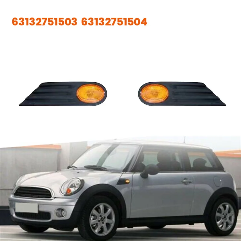 AB25-Lato Destro Indicatore Ripetitore Luce Trim 63132751504 Per BMW MINI R55 R56 R57 R58 R59 07-13 Fender Assist Indicatori di direzione Parti
