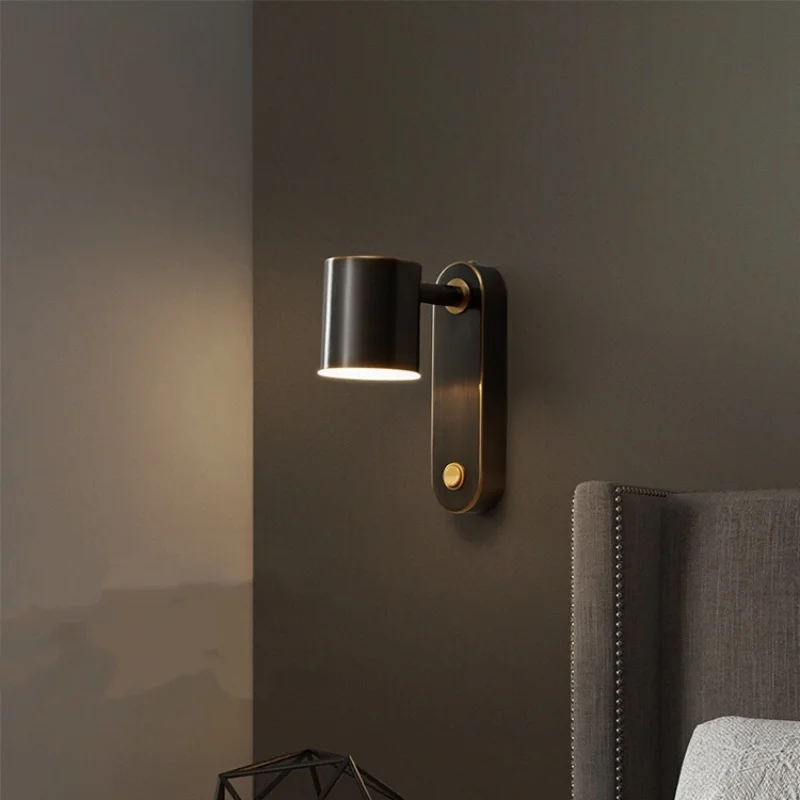 Modern Led Wall Lamp Bathroom Lamps Mirror Golden Stair Wall Night Light For Bedroom Bedside sconce Interior Wall Lights