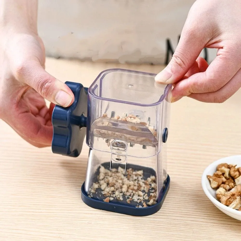 Grinding Tools Portable Nut Walnut Grinder Hand Crank Multifunctional Manual Nut Chopper Detachable Fruit Crusher Kitchen