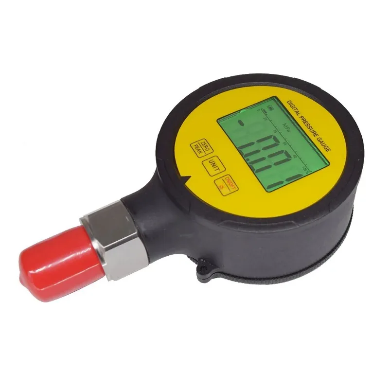 Hydraulic Pressure Gauge Kit 600 Bar Accuracy 1% Water-proof IP65 Long B-at-tery for Excavator Coupling Fittings Hose 2m 4m