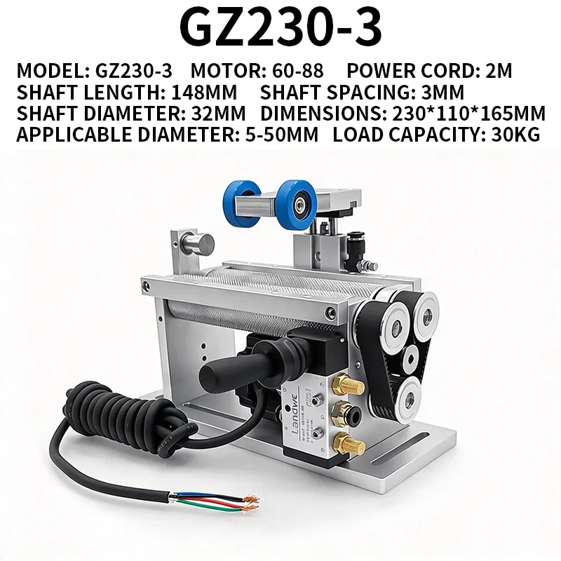 Roller-Type Rotating Fixture with Downward-Pressing Cylinder/Motor; Roller Welding Positioner Turntable; Sealed Laser Rotating