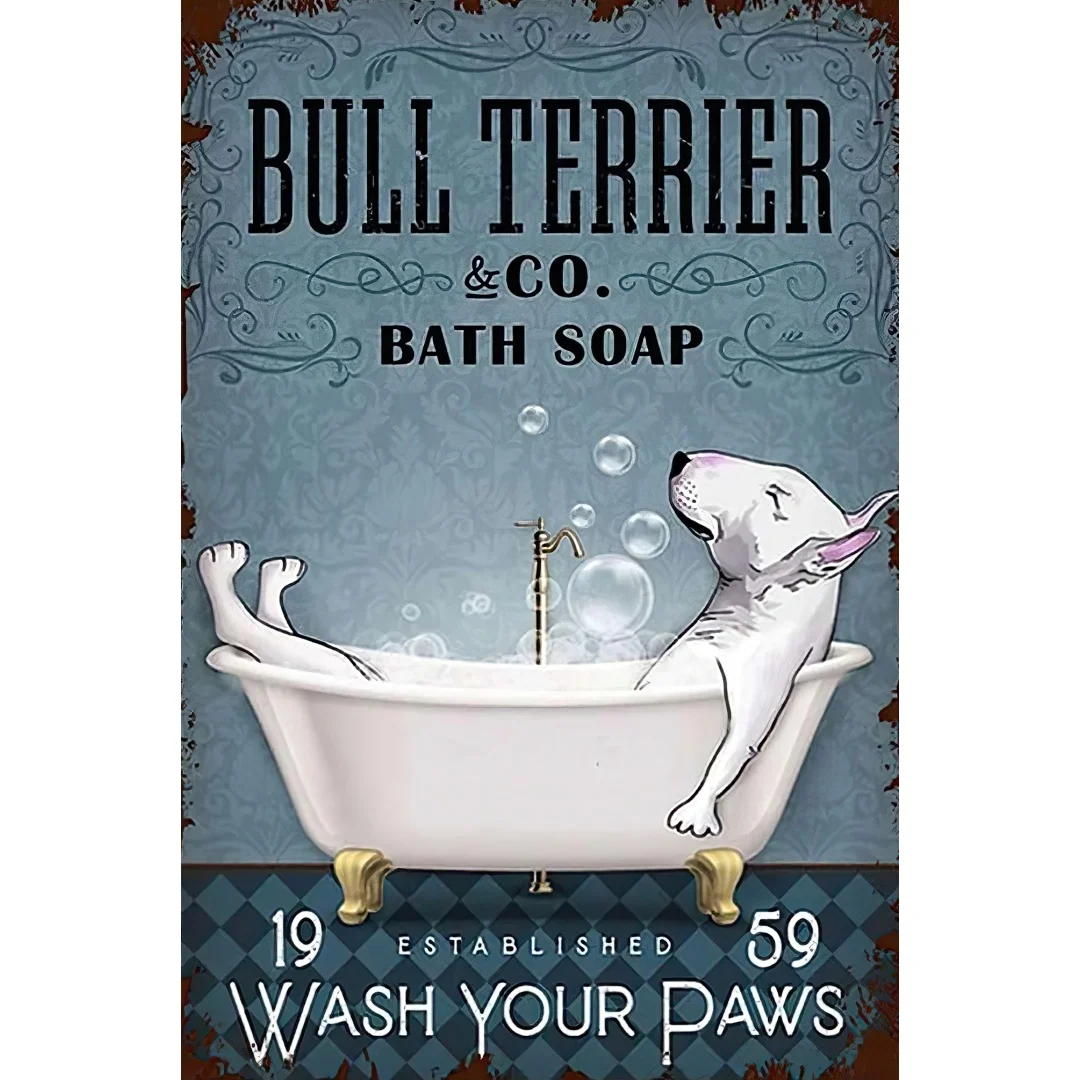 Tin Painting Bull T… - image