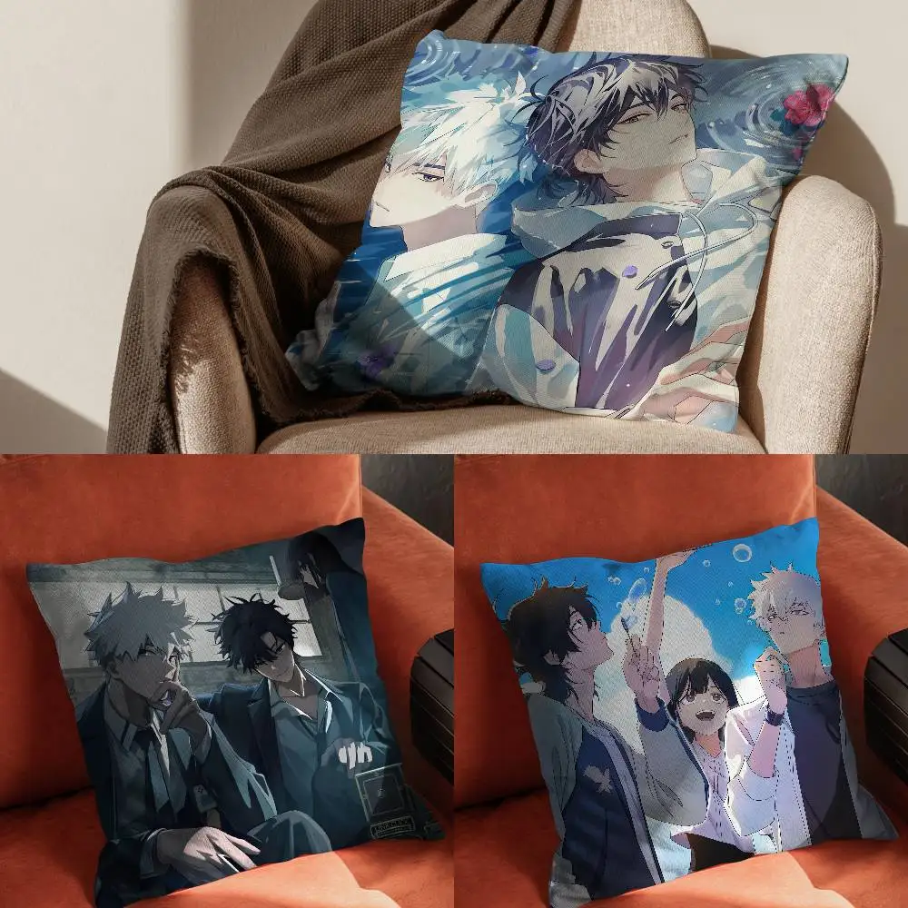 

Anime L-Link C-ClickPillowcase For Car Pillows 60x60 Cushions Luxury Double Sided Cover Home And Decoration Sofa 30x30