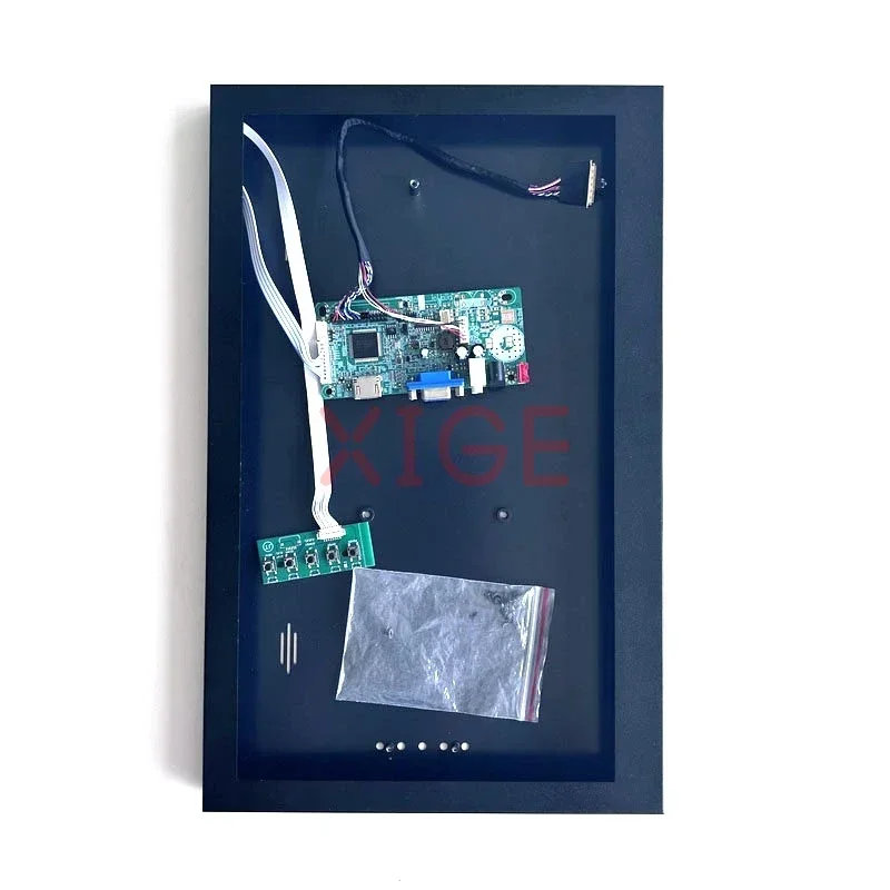 

For LTN156AT20/LTN156AT22 Driver Board+Metal Case 15.6" HDMI-Compatible VGA Display LVDS 40 Pin 1366*768 DIY Modify Kit Portable