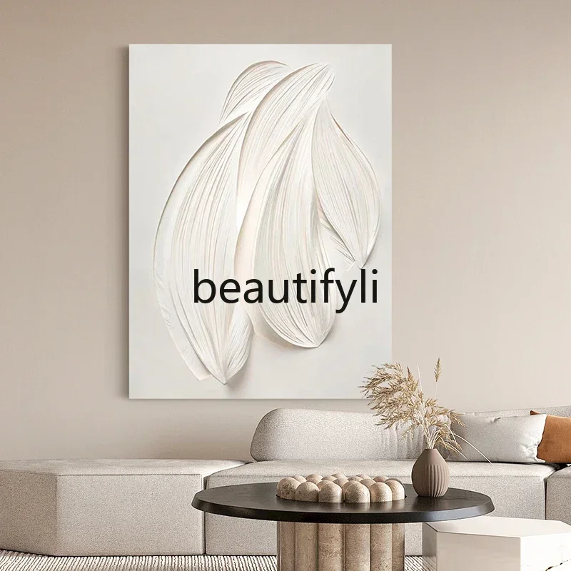 03.Cream Style Decorative Painting Living Room Texture Painting Entrance Hall Restaurant Three-Dimensional Painting