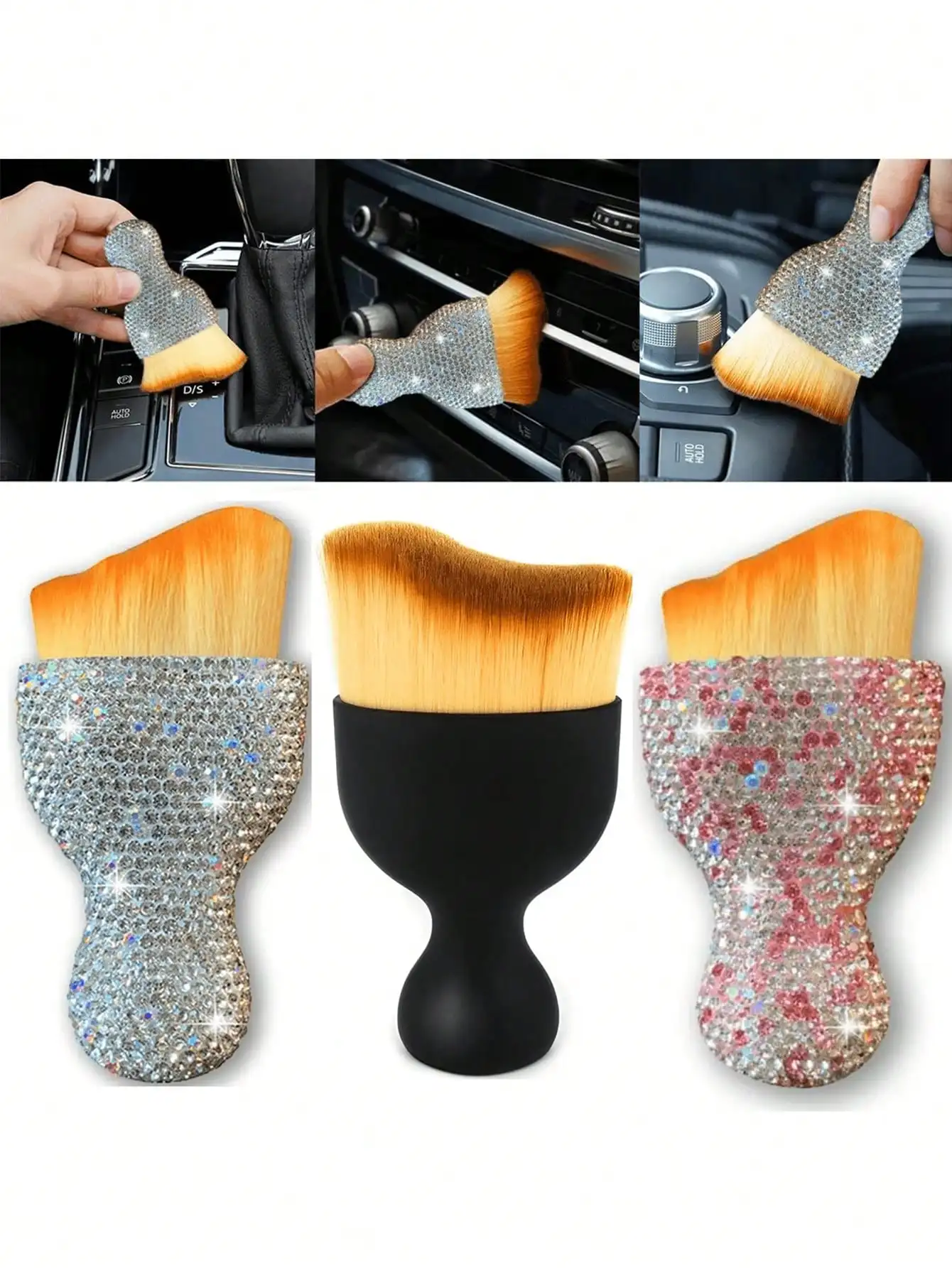 

Car Interior Detailing Brush, Auto Interior Soft Hair Removal Brush,Car Cleaning Brush Interior Soft Bristles Detailing Brush Dusting Tool For Car,Home,Office,Computer,Keyboard,Car Decoration