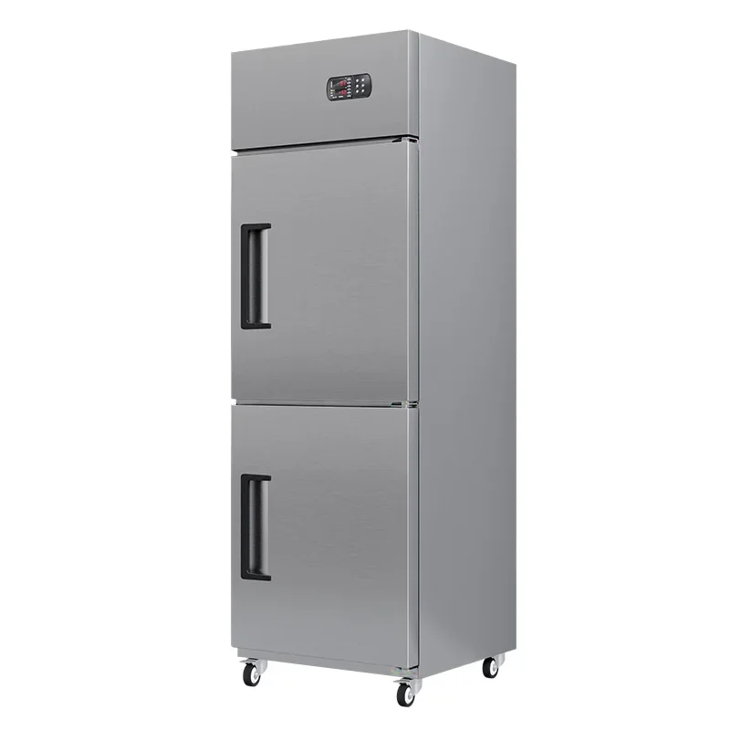 exquisite craftsmanship Outdoor Used Stainless Steel Freezer Refrigerator Hotel Kitchen
