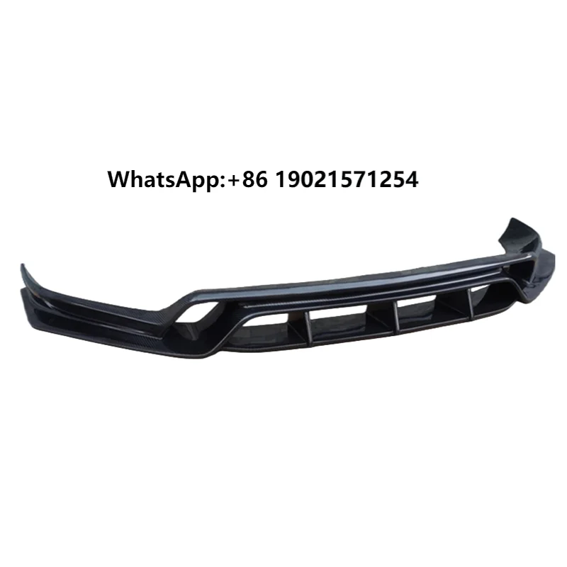 

High Quality 3K Carbon Fiber Front Lip Diffuser Spoiler for Porsche Cayenne Cayenne Coupe Plus Body Kit