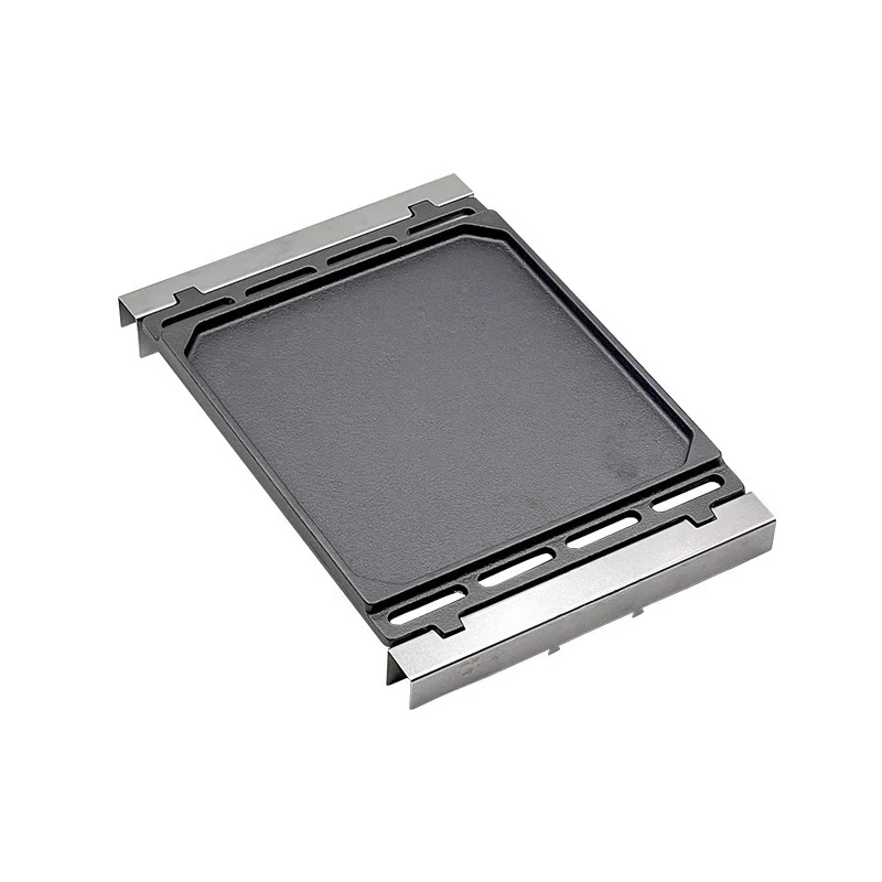 

Camping outdoor one unit baking pan with Xuefeng GS450 storm stove using IGT accessories iron plate frying pan