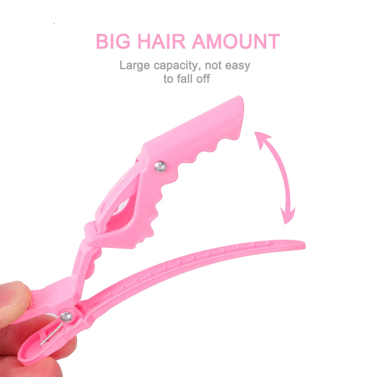 

15pcs Sturdy Alligator Clips Lightweight Hair Partitioning Salon Durable Non-Damaging Tight Grip Professional for Styling