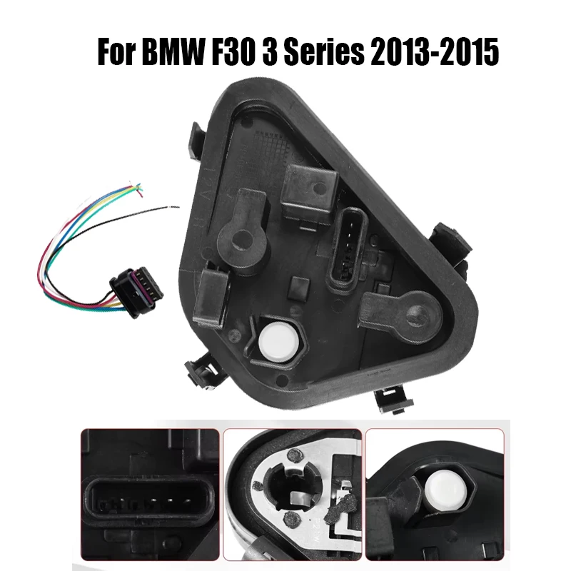 Rear Bulb Holder Socket Connector Right Side for BMW F30 3 Series 2013-2015 Compatible Part Number 63217313044 63217313043