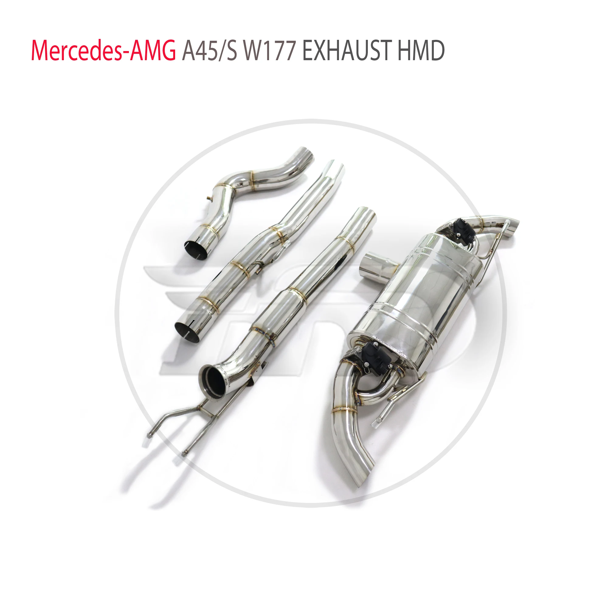 HMD Stainless Steel Exhaust System Performance Catback is Suitable for Mercedes Benz A45 A45S AMG W176 W177 Car Muffler